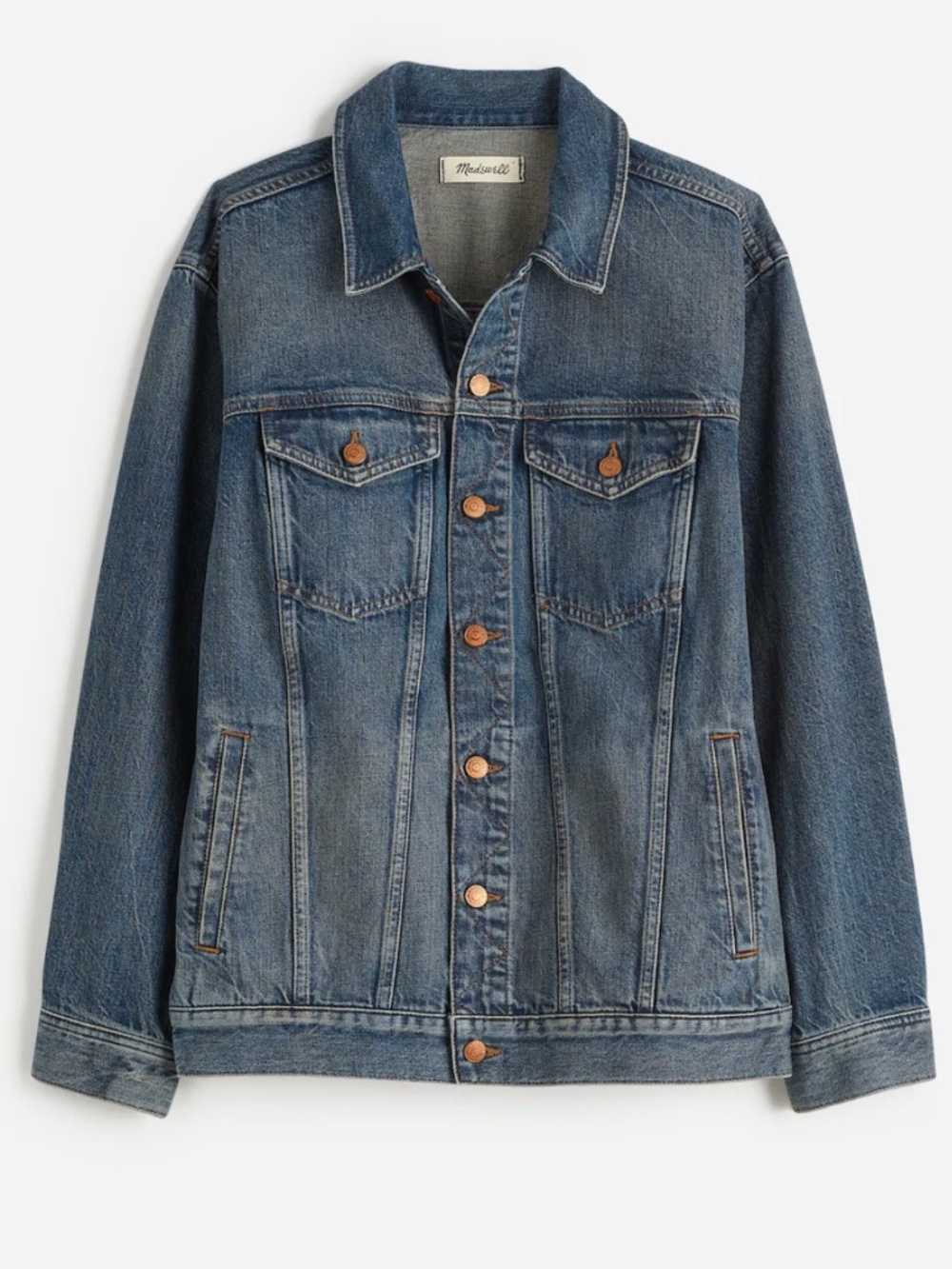 Madewell Button-Front Denim Jacket